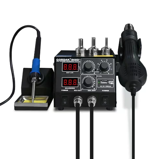GORDAK 868D+ Dual Function Soldering and Rework Station