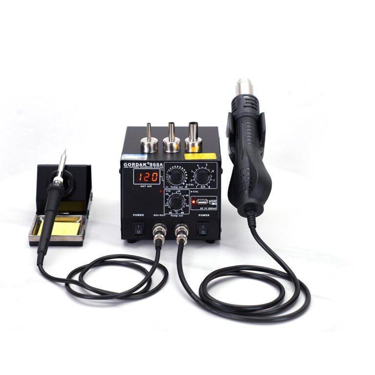 GORDAK 868A 2 in 1 Soldering Station with Digital Display