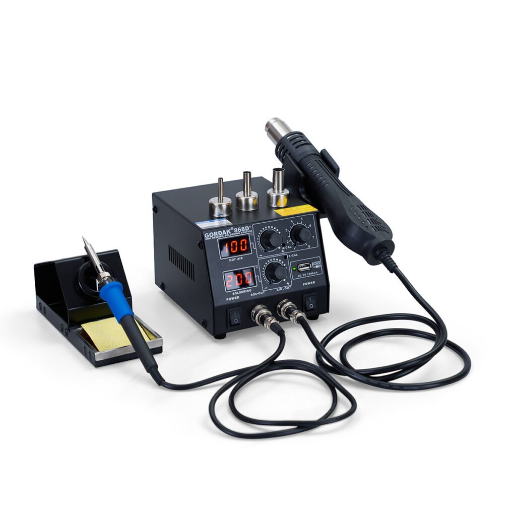 GORDAK 868D+ Dual Function Soldering and Rework Station